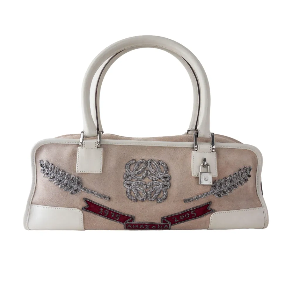 (Pre Owned) Loewe Amazona Suede Limited Collection - Beige