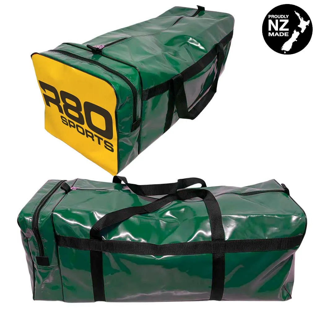 R80 Club Kit Colours Gear Bag Green with End Pocket