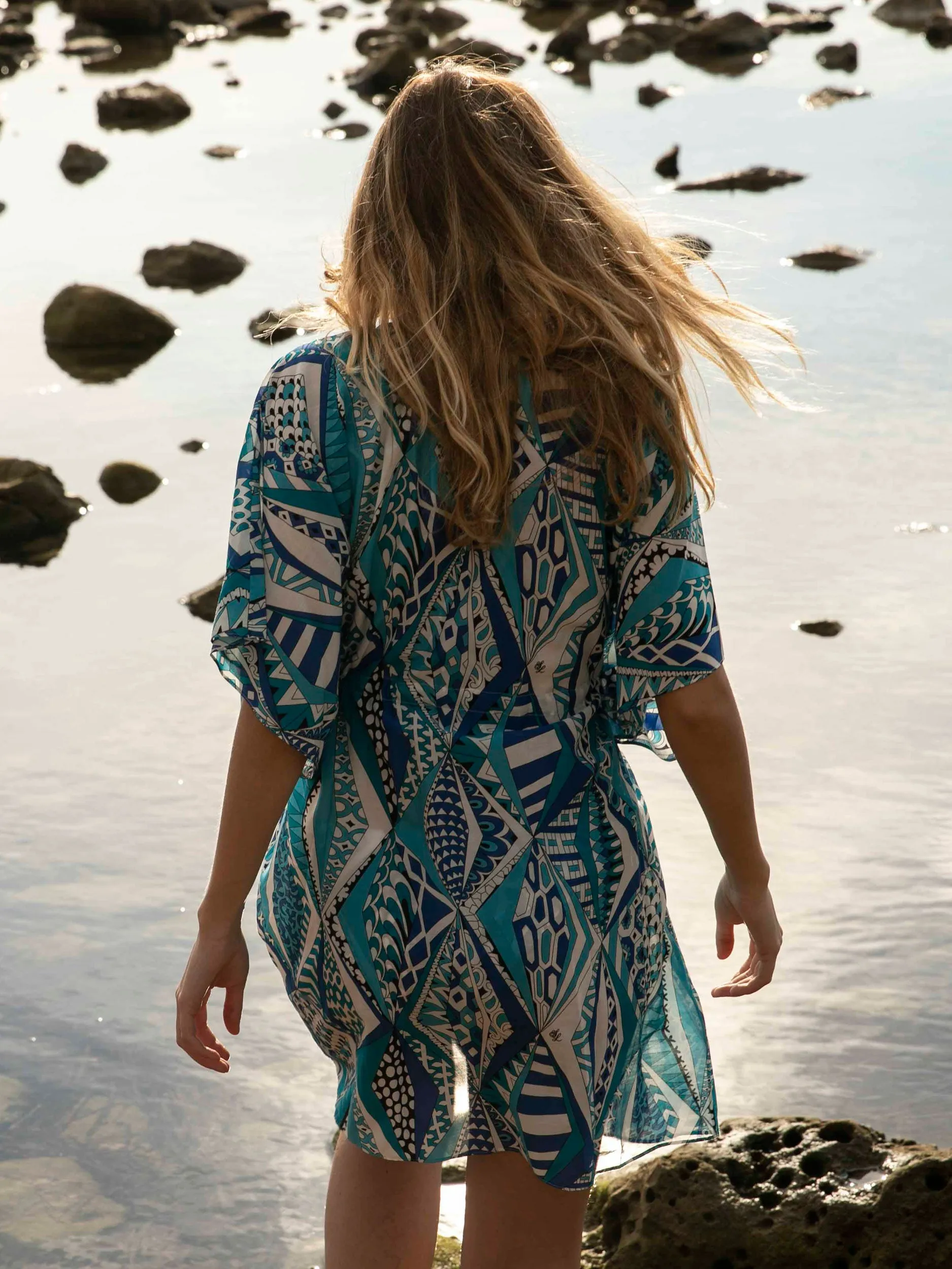 Riva Kaftan | Capri Print