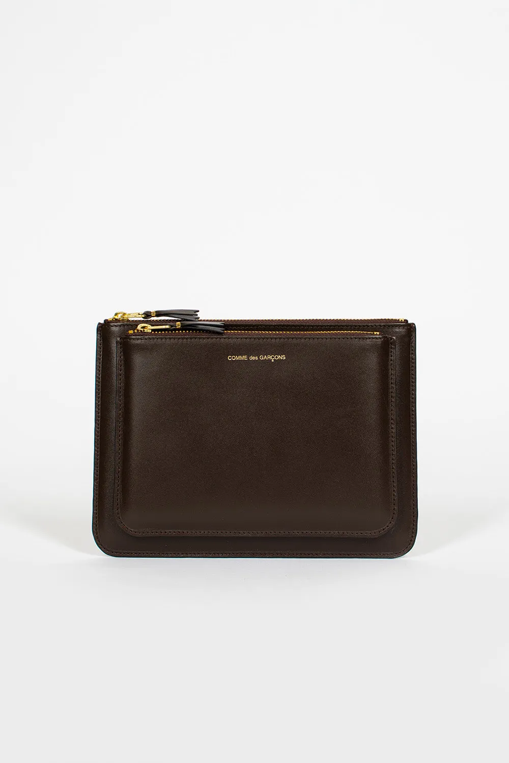 SA5100OP Double Pocket Wallet Brown