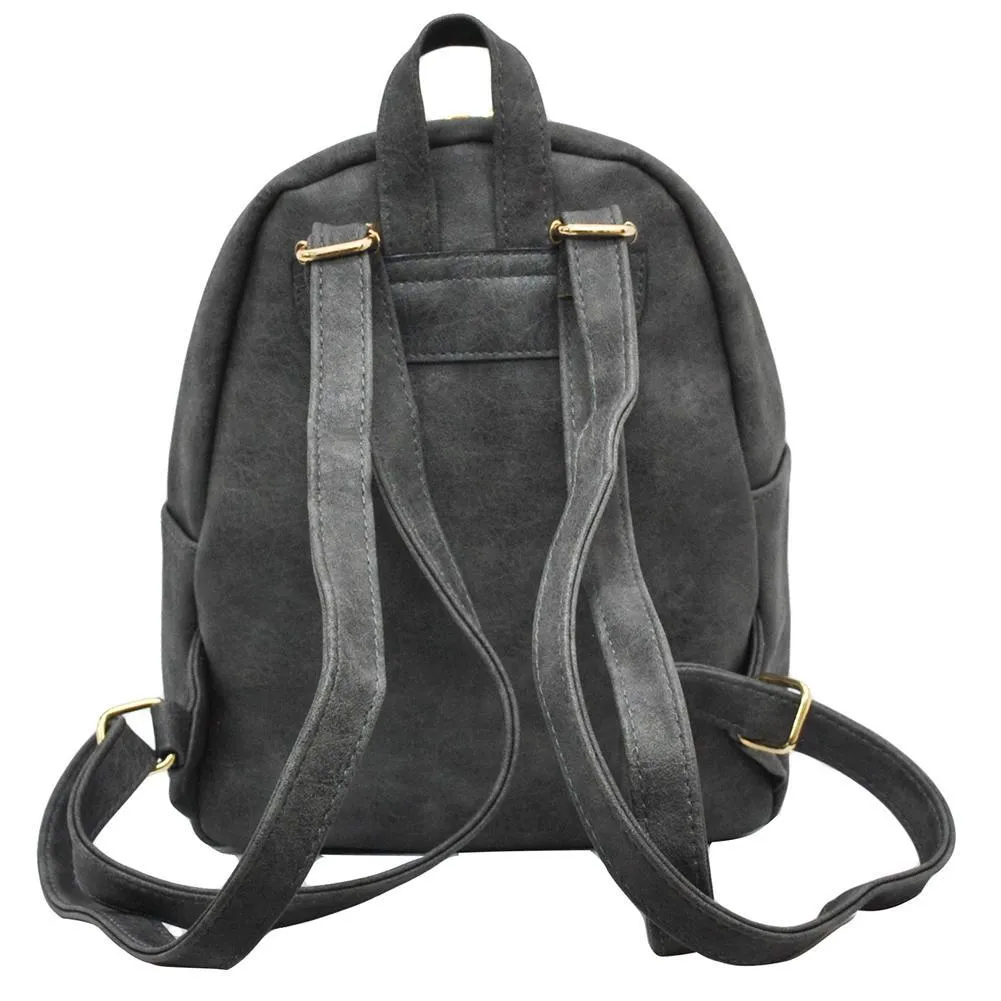 SALE! Dark Gray NGIL Faux Leather Mini Backpack