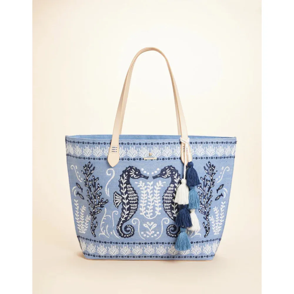 Spartina Fiesta Tote - Hamilton Seahorse