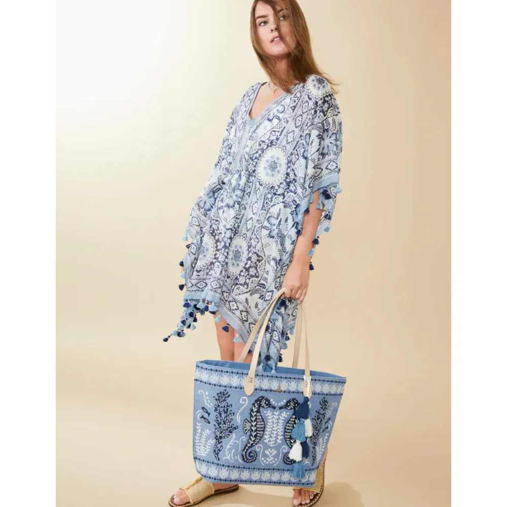 Spartina Fiesta Tote - Hamilton Seahorse