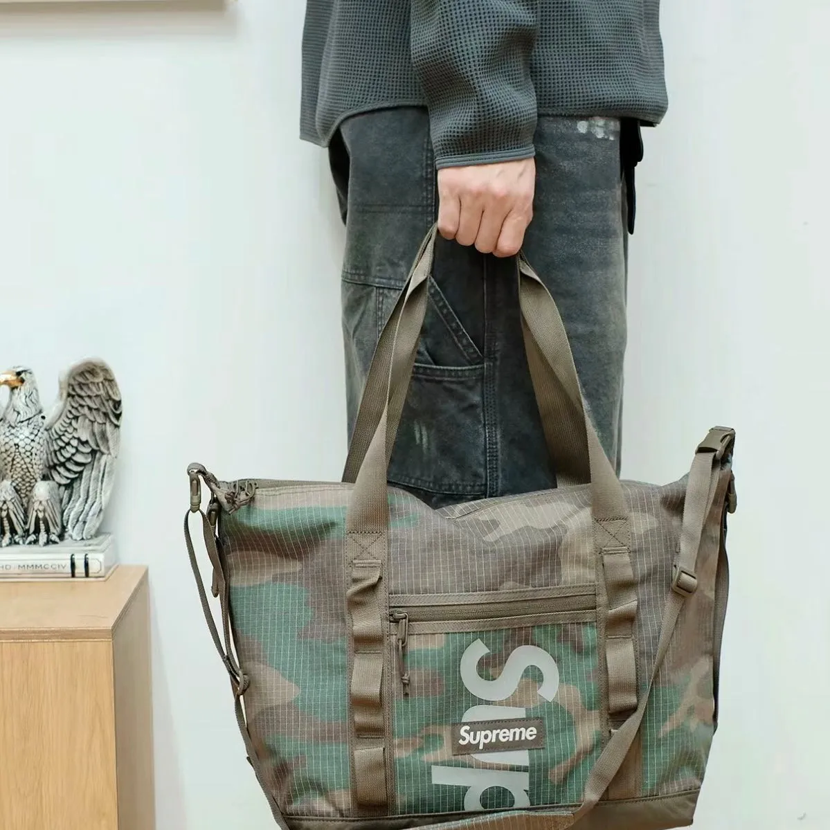 Supreme Camo Reflective Tote Bag with Optimal Design