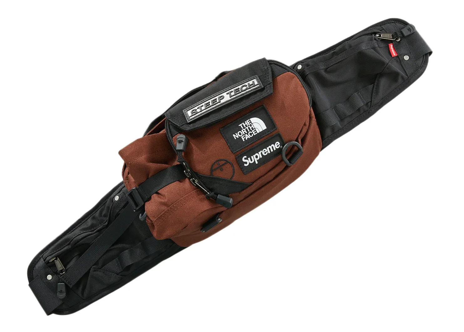 Supreme The North Face Steep Tech Waist Bag Brown