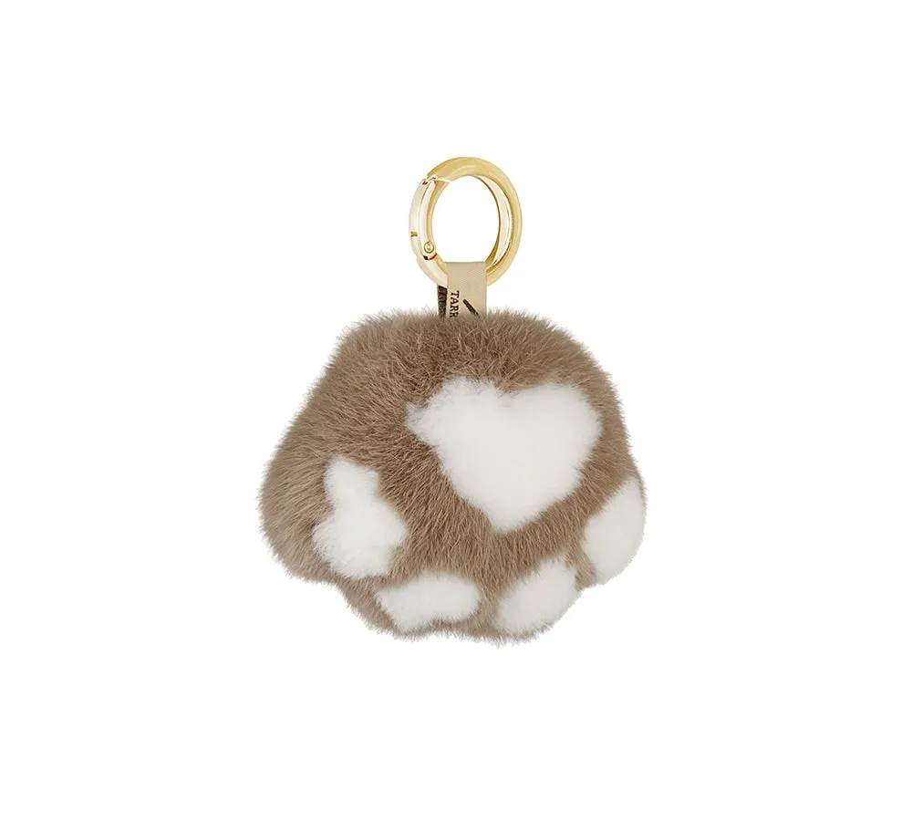 TARRAMARRA Fluffy Cat Paw Keyring