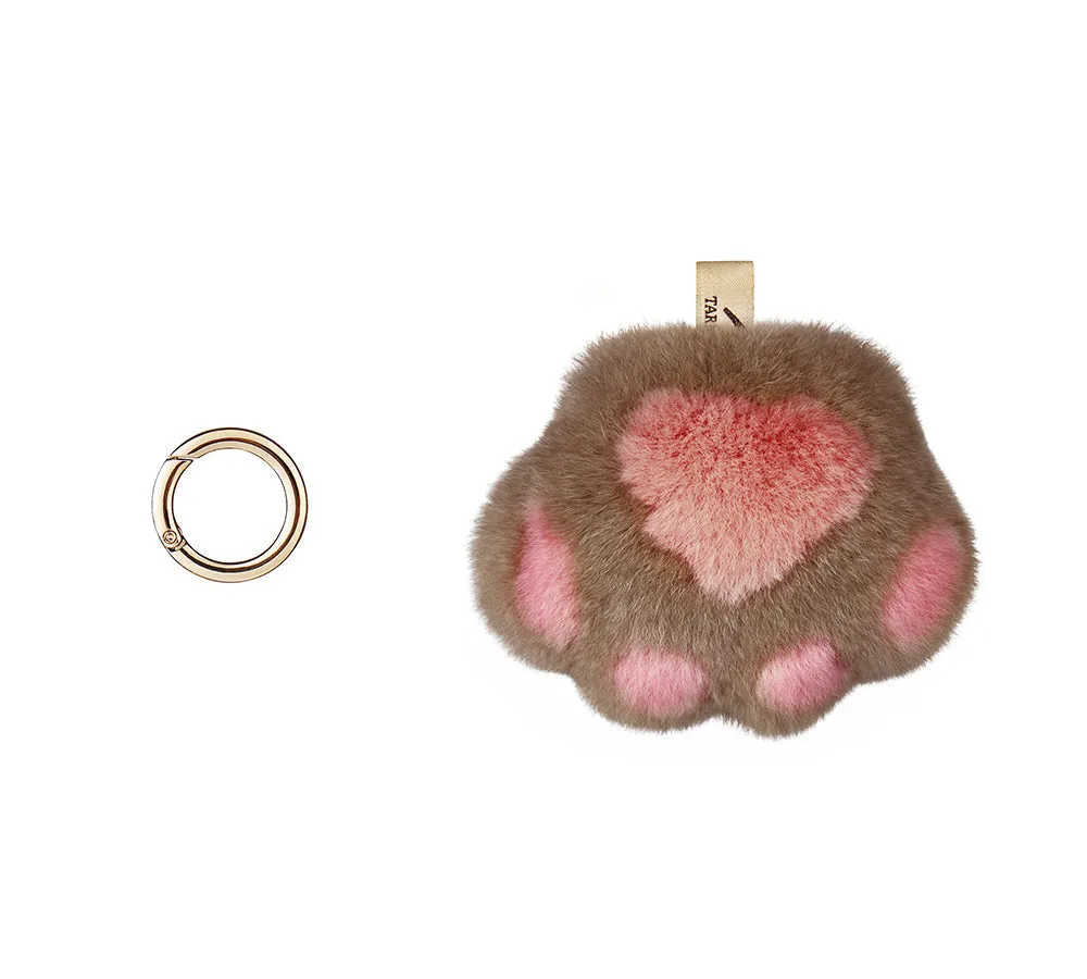 TARRAMARRA Fluffy Cat Paw Keyring