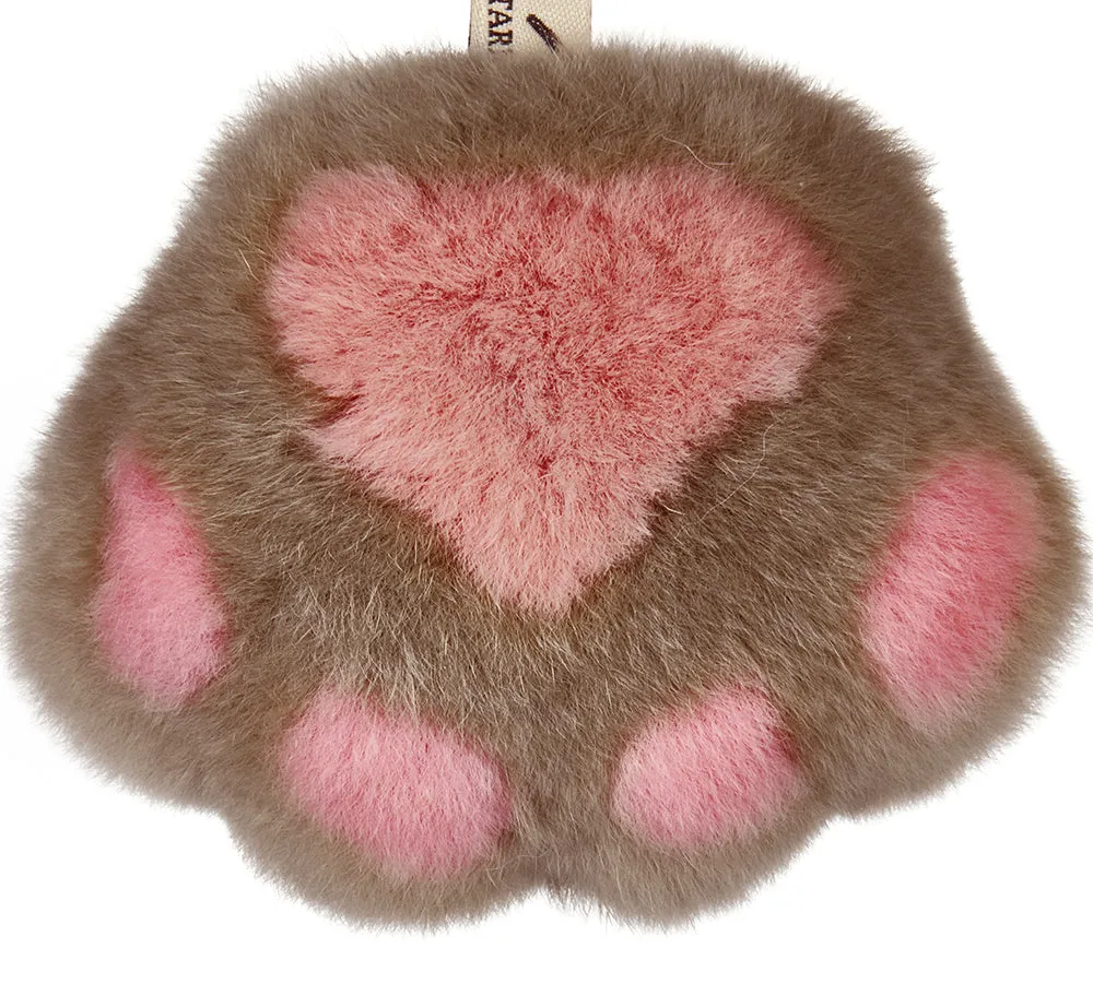 TARRAMARRA Fluffy Cat Paw Keyring