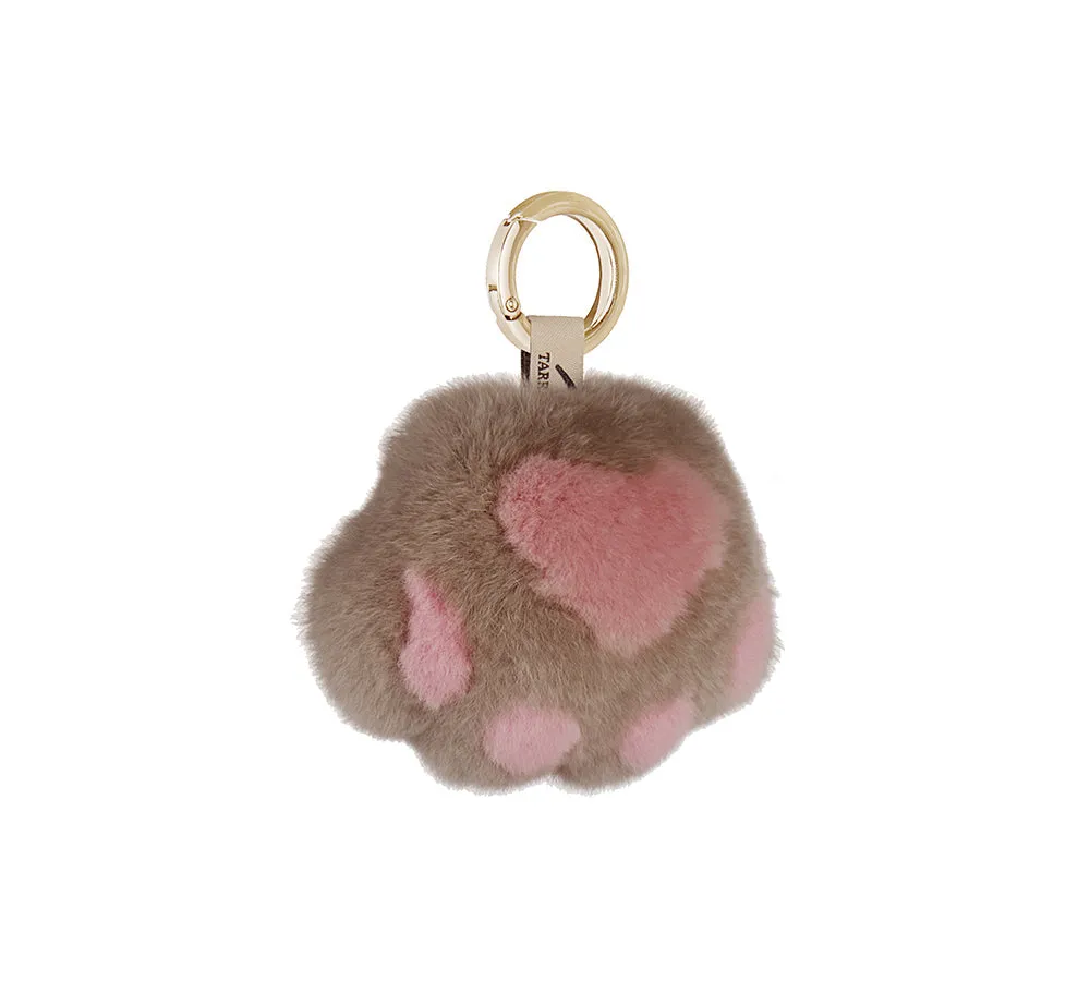 TARRAMARRA Fluffy Cat Paw Keyring