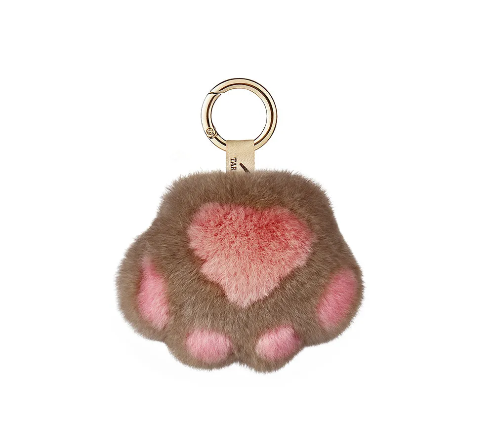 TARRAMARRA Fluffy Cat Paw Keyring