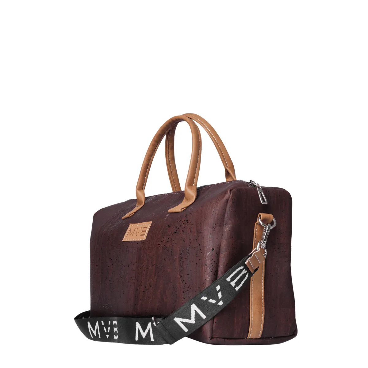 The Vegan Cork Bowling Bag | Brown