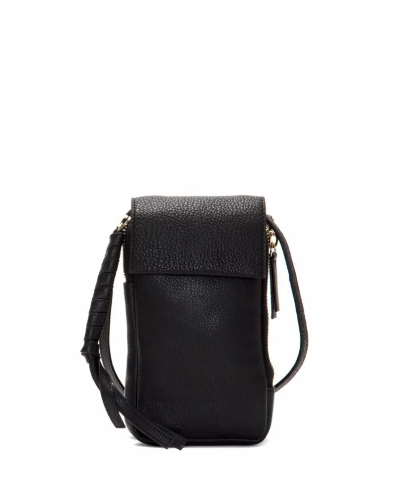 Vince Camuto Handbag CORY PHONECASE BLACK/INDIO PEBBLE