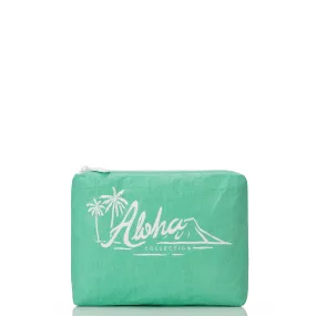 Vintage Aloha Logo Small Pouch / Vintage Green