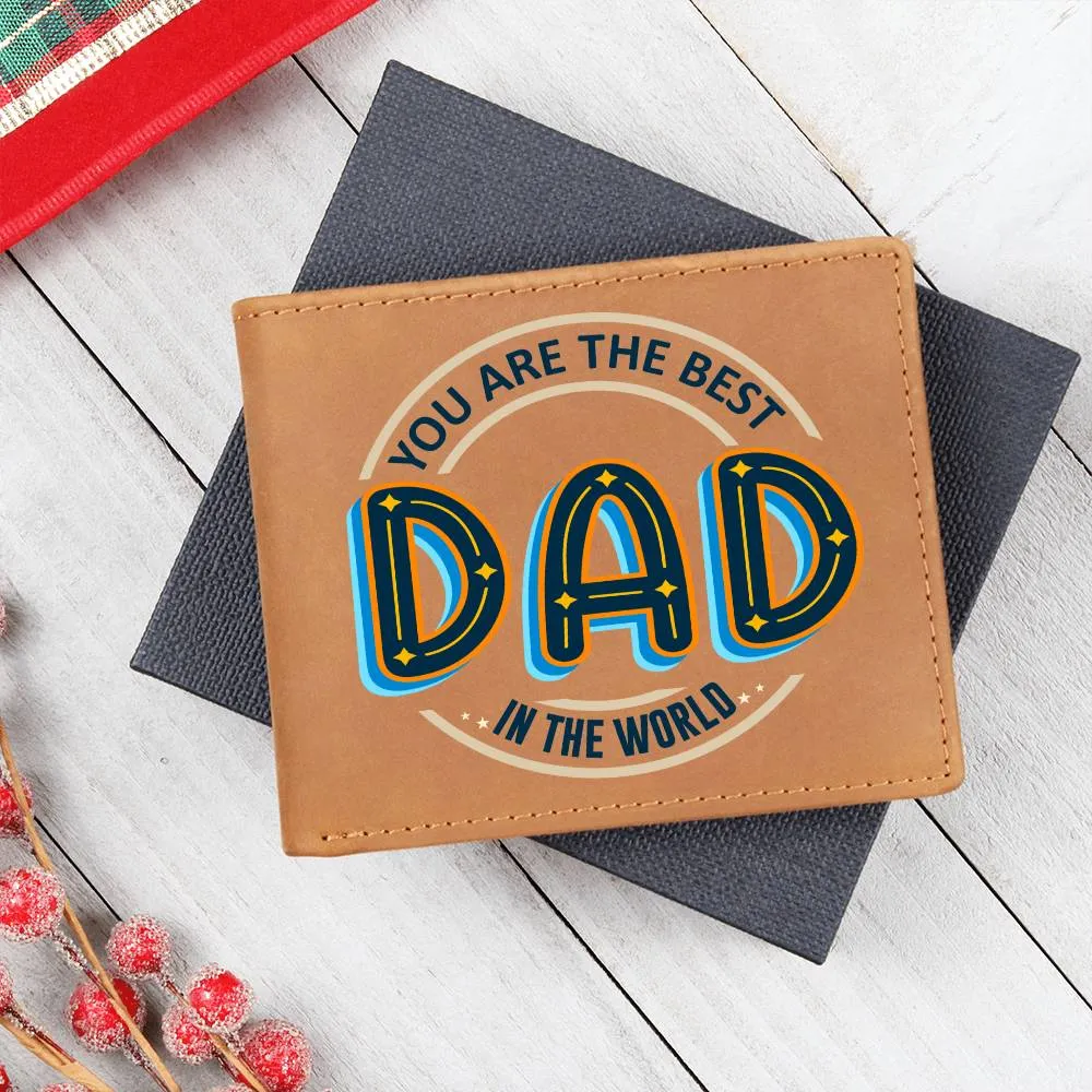 Wallet Design_Dad You Are the Best Leather Wallet