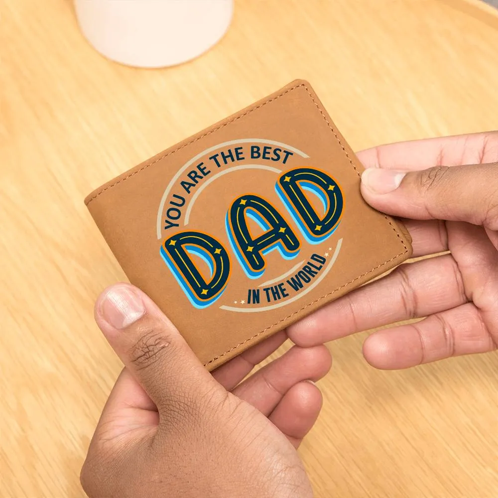 Wallet Design_Dad You Are the Best Leather Wallet