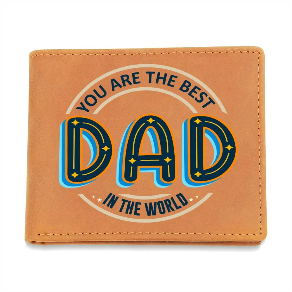 Wallet Design_Dad You Are the Best Leather Wallet