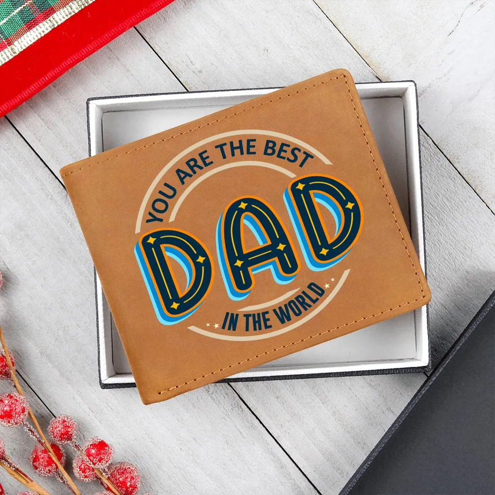 Wallet Design_Dad You Are the Best Leather Wallet