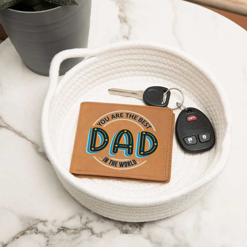 Wallet Design_Dad You Are the Best Leather Wallet