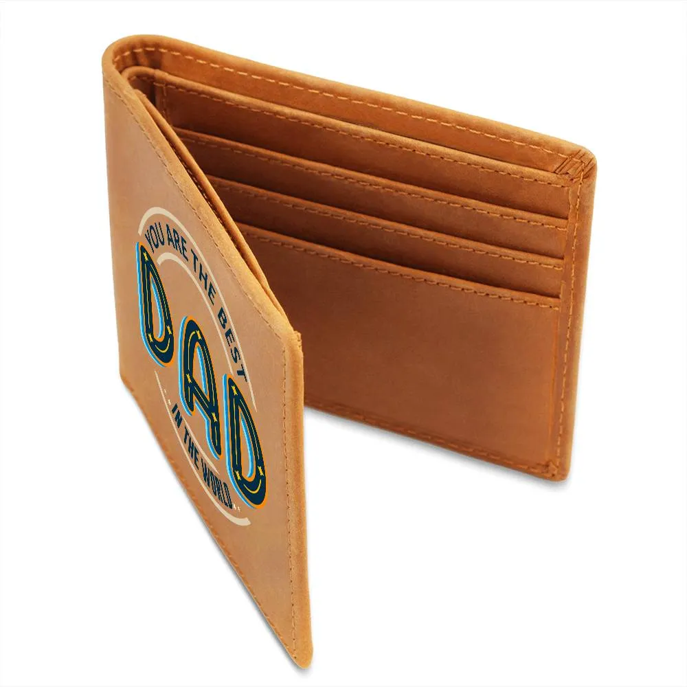 Wallet Design_Dad You Are the Best Leather Wallet