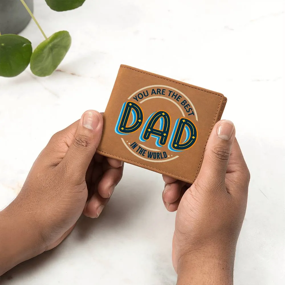 Wallet Design_Dad You Are the Best Leather Wallet