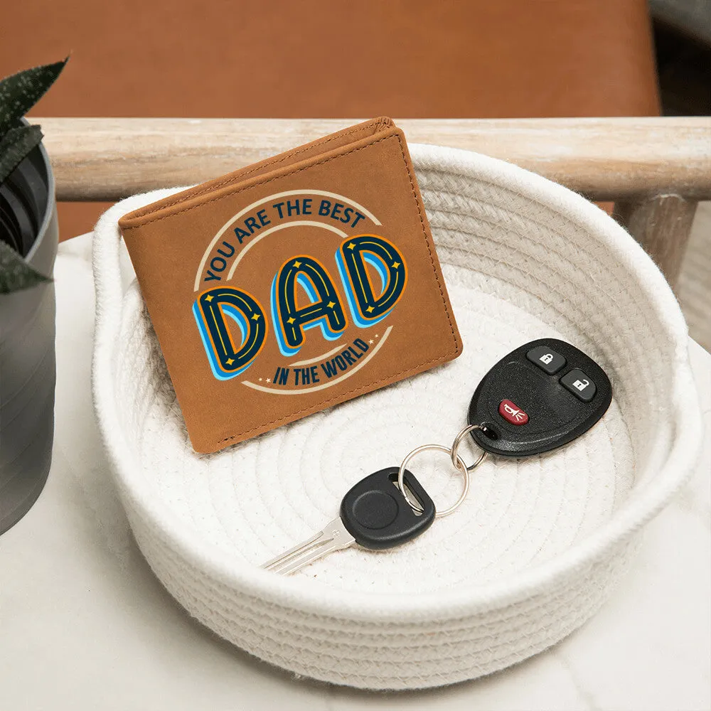 Wallet Design_Dad You Are the Best Leather Wallet