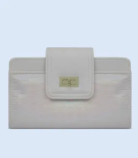 WB2513-SILVER-Women Wallet