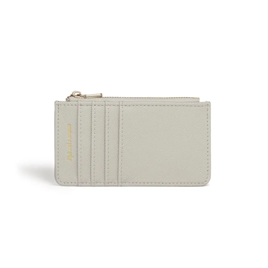 Willow Vegan Leather Coin and Card Holder | Grey