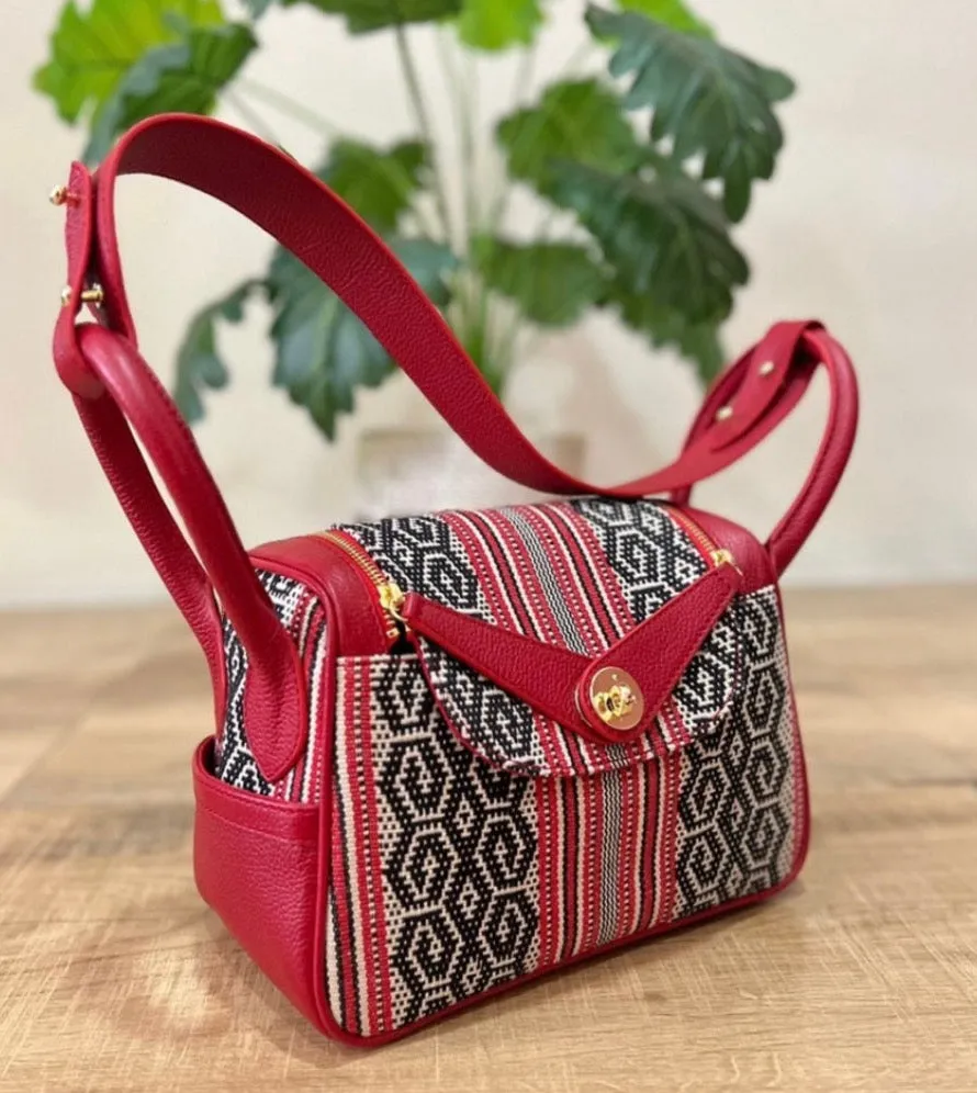 Woven Lindy Bag