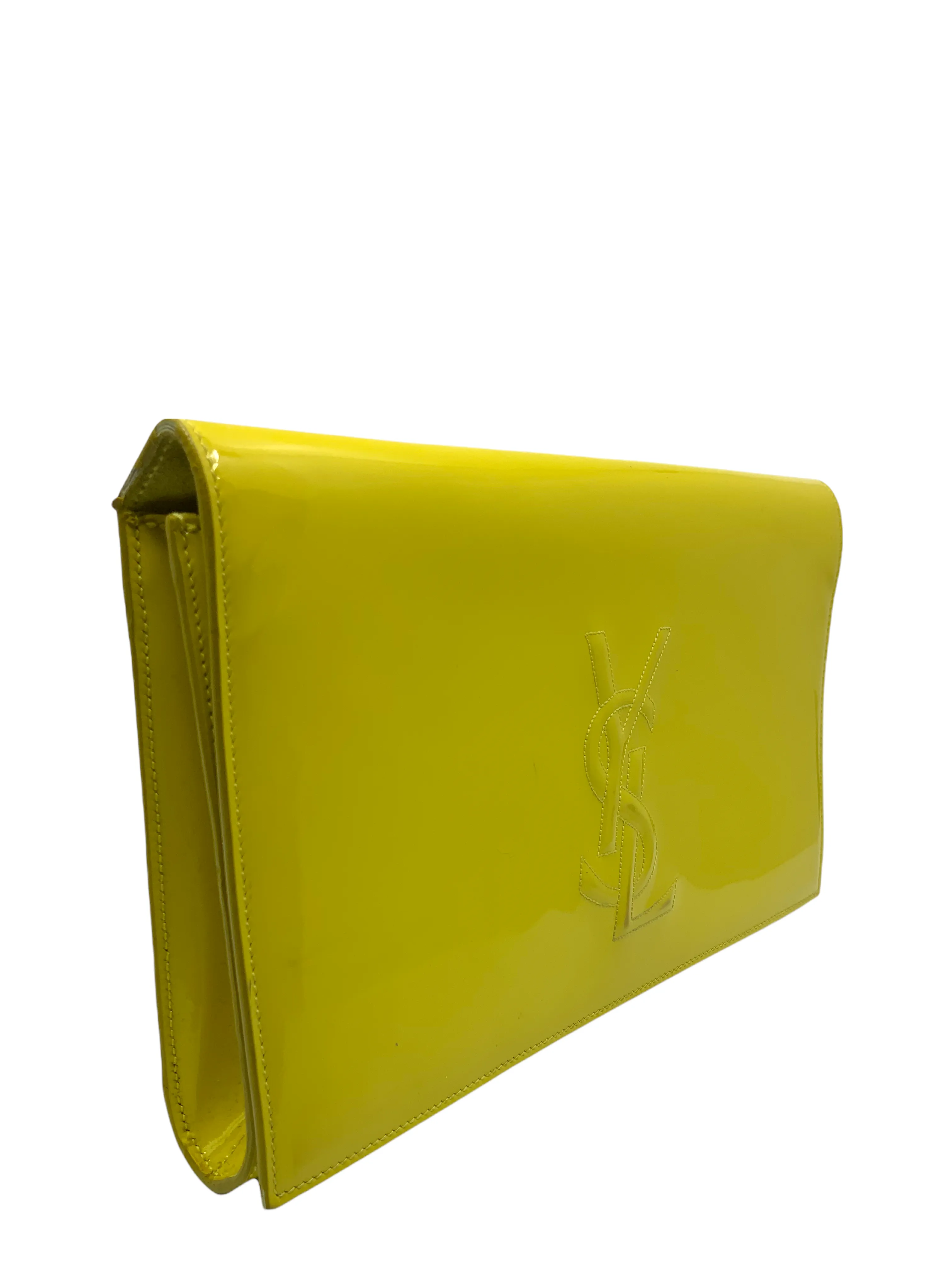 Yves Saint Laurent Belle De Jour Patent Leather Clutch